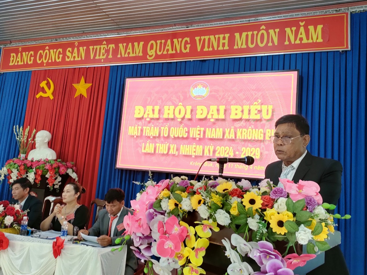 Đại hội đại biểu MTTQ xã Krông Búk lần thứ XI, nhiệm kỳ 2024 -2029